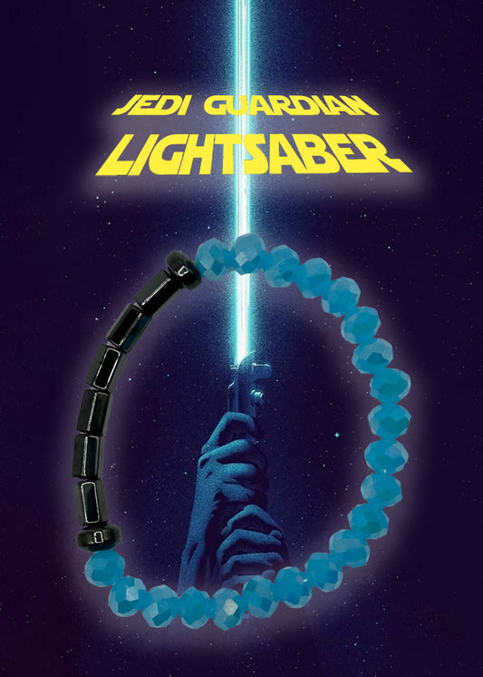 Blue Lightsaber-Inspired Bracelet – Jedi Legacy Jewelry