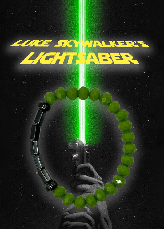 Green Lightsaber-Inspired Bracelet – Star Wars Jedi Jewelry